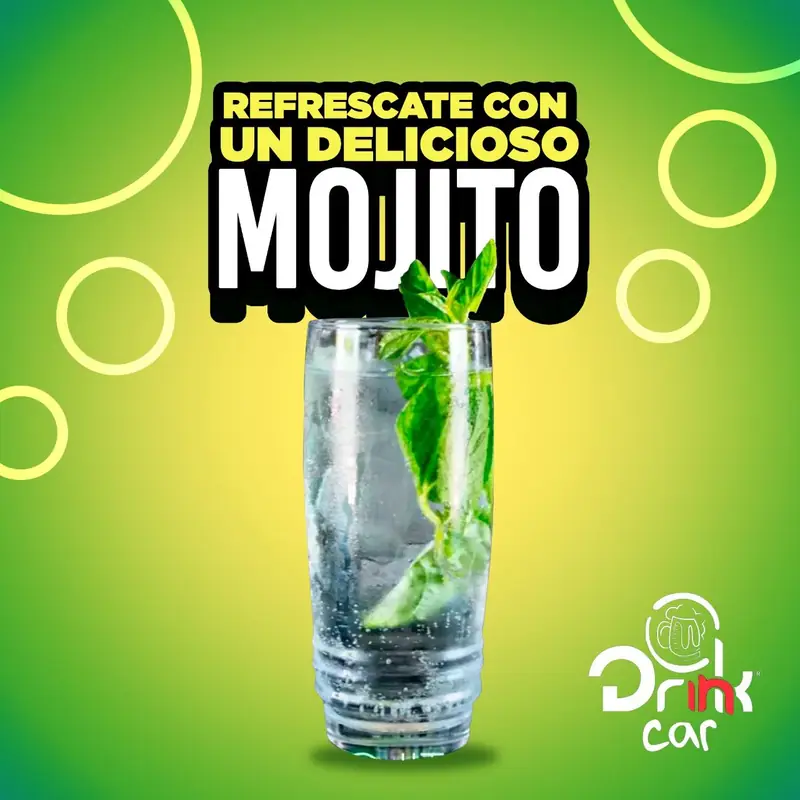 Mojito de Drink In Car con hierbabuena